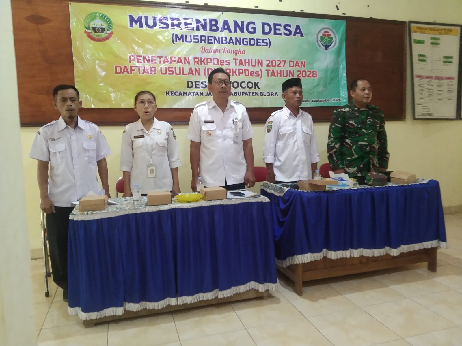 Musrenbangdes Krocok Bahas RKPDes 2027 dan Usulan 2028, Camat Japah Hadir